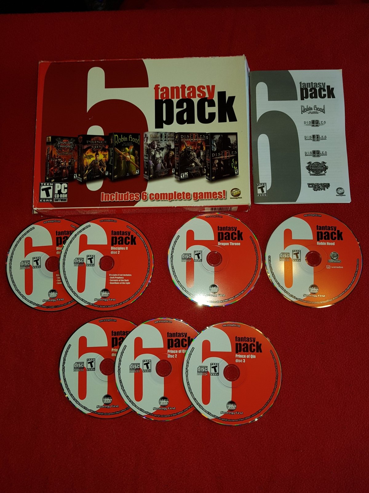 Fantasy Pack: 6 Complete Games - BOXED PC Games - PC games, Role playing - Level Up Gaming NZ