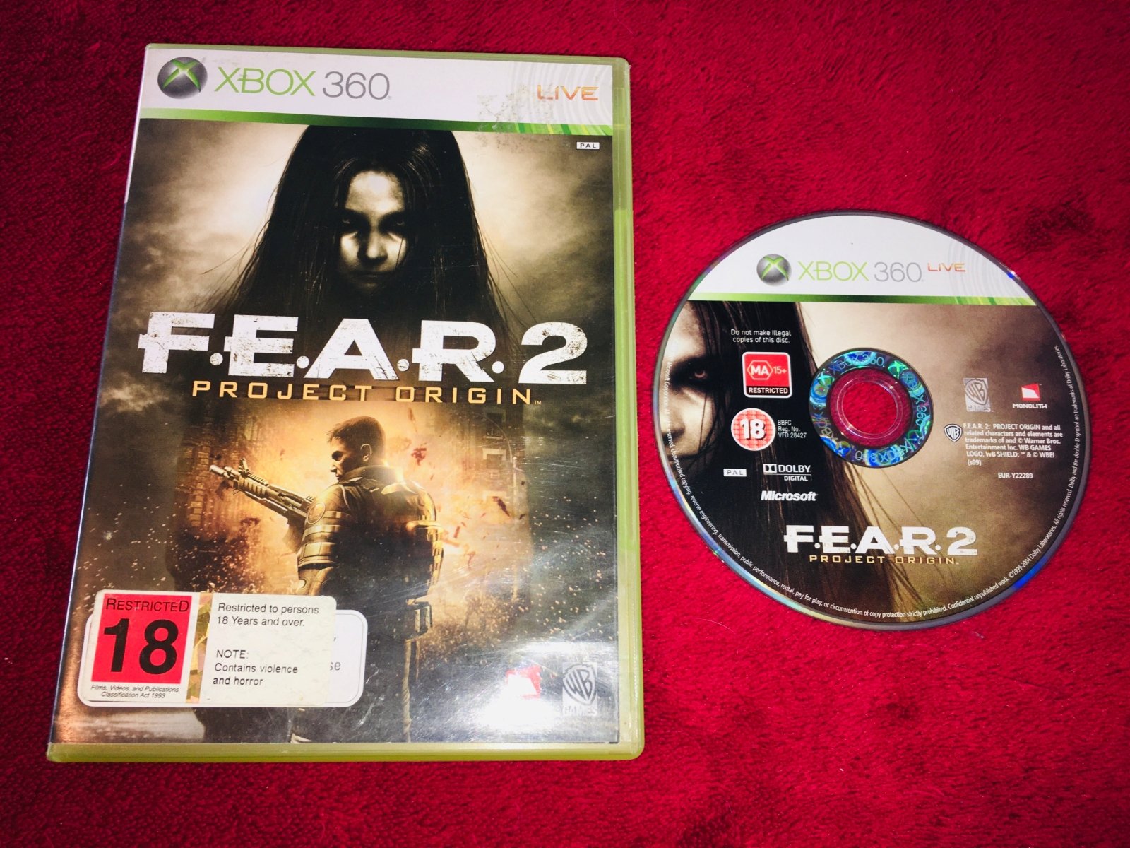 FEAR 2: Project Origin - XBOX360 Game - Xbox 360, Games, Shooter - Level Up Gaming NZ