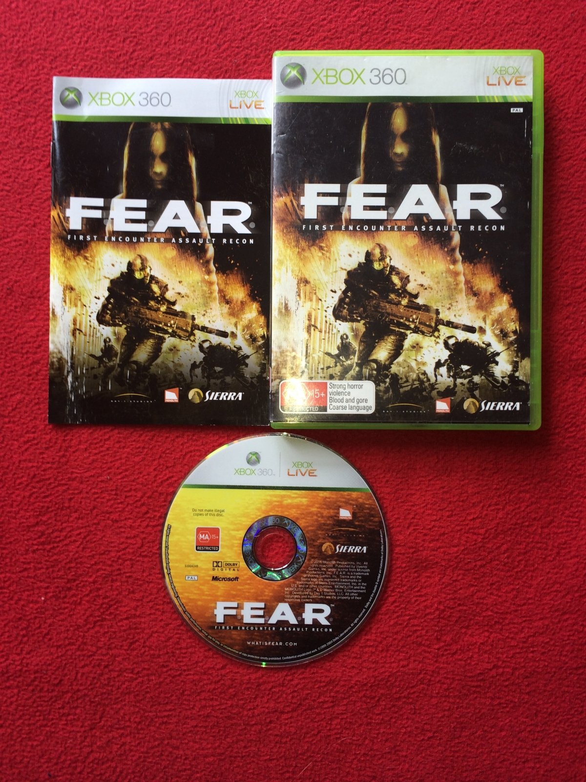 FEAR - 8.6/10! XBOX360 Game - Xbox 360, Games, Shooter - Level Up Gaming NZ