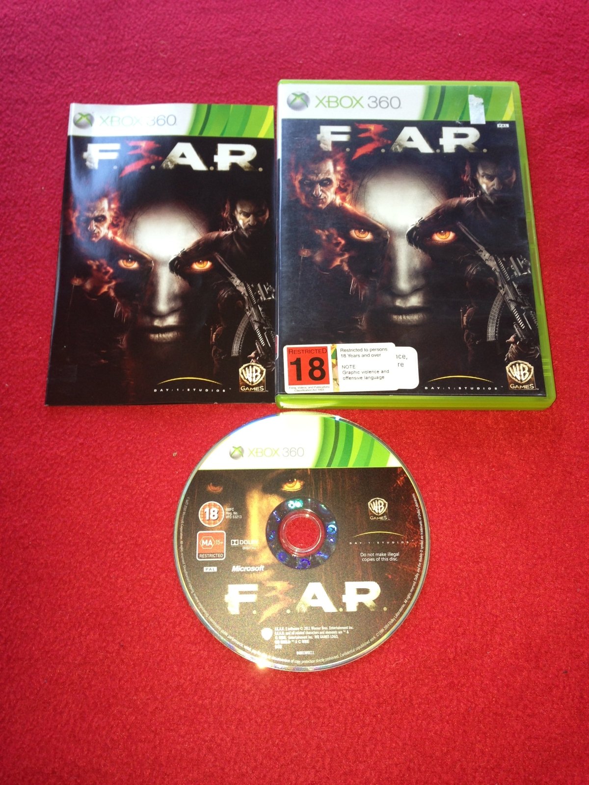 FEAR 3 - XBOX360 Game - Xbox 360, Games, Shooter - Level Up Gaming NZ
