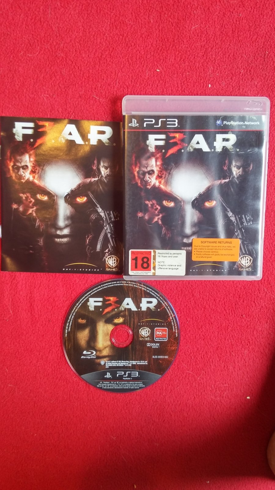 FEAR 3 - PS3 Game - PlayStation 3, Games, Shooter - Level Up Gaming NZ