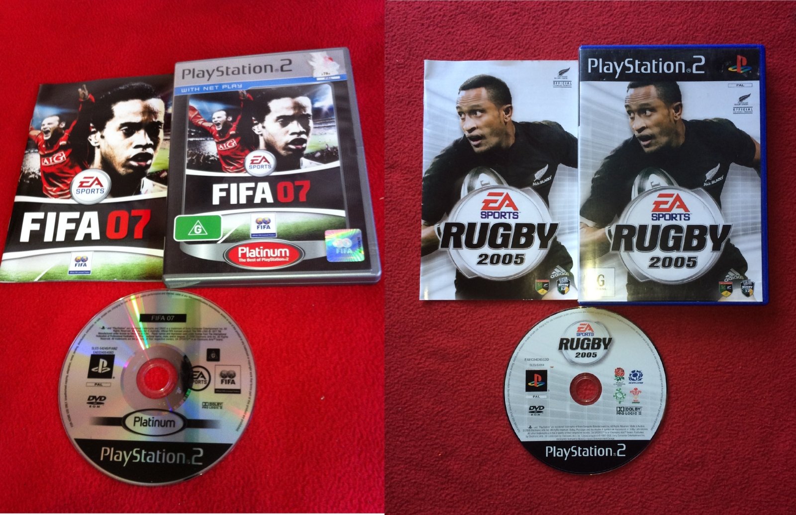 FIFA 07 and Rugby 2005 - PS2 Games - PlayStation 2, Games, Sports - Level Up Gaming NZ