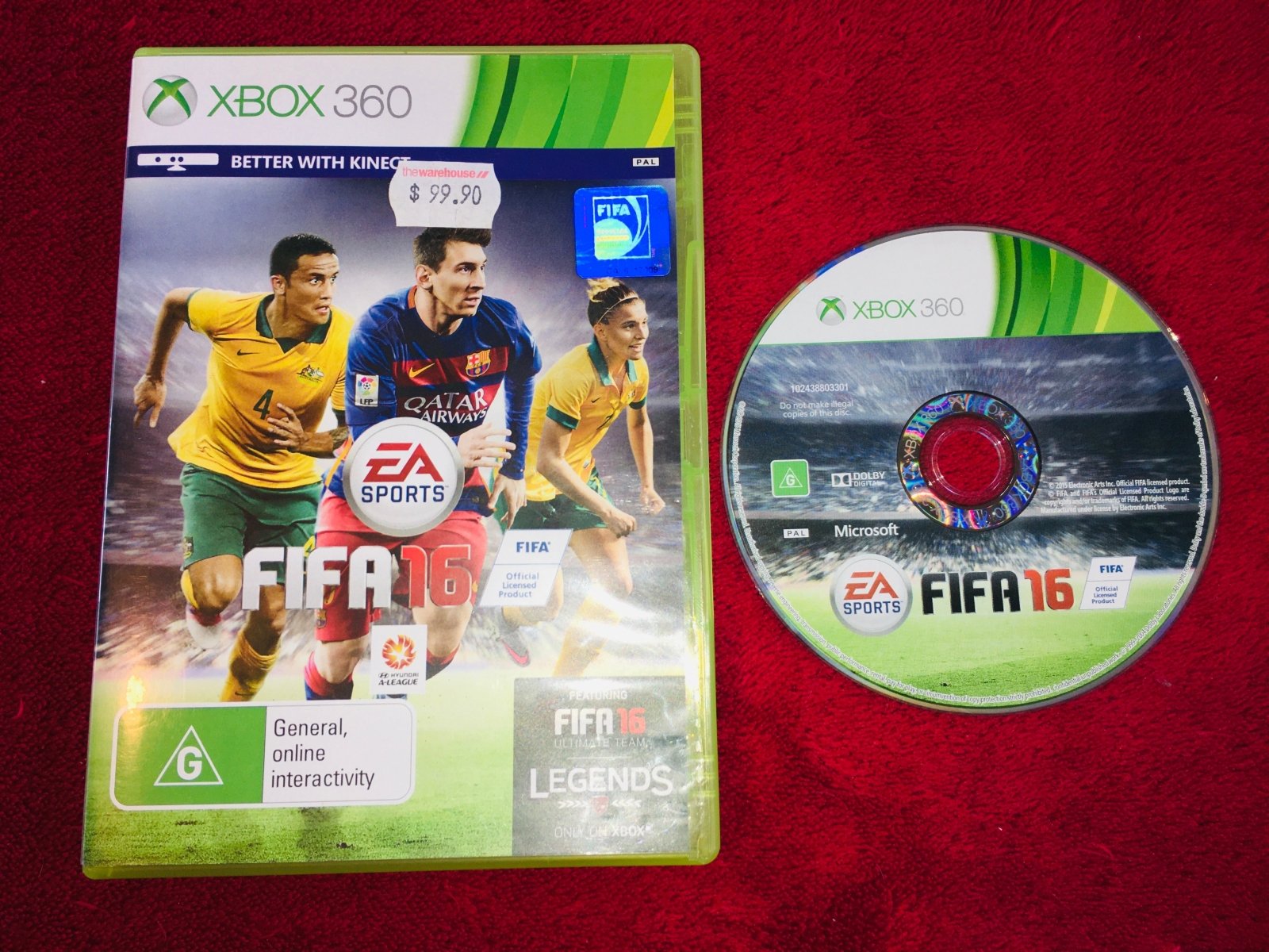 FIFA 16 - 9/10! XBOX360 Game - Xbox 360, Games, Sports - Level Up Gaming NZ
