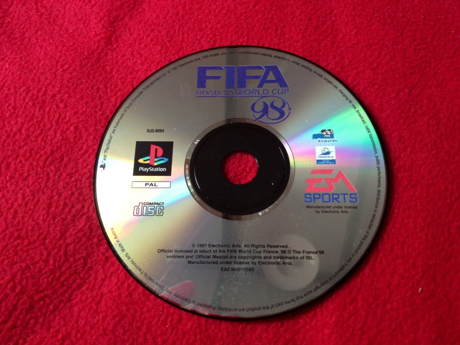 FIFA: Road to World Cup 98 - PS1 Game - PlayStation, Games, Sports - Level Up Gaming NZ