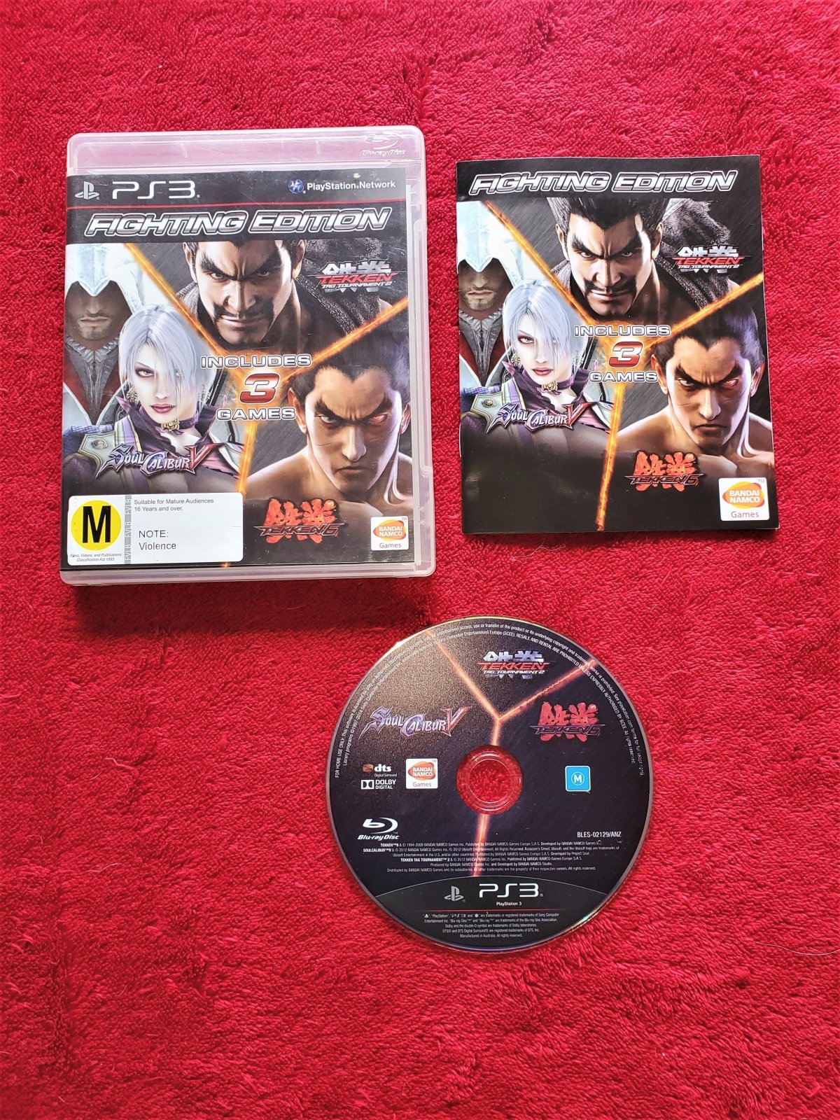 Fighting Edition: Tekken 6, Tekken Tag Tournament 2 and Soul Calibur V - PS3 - PlayStation 3, Games, Fighting - Level Up Gaming NZ
