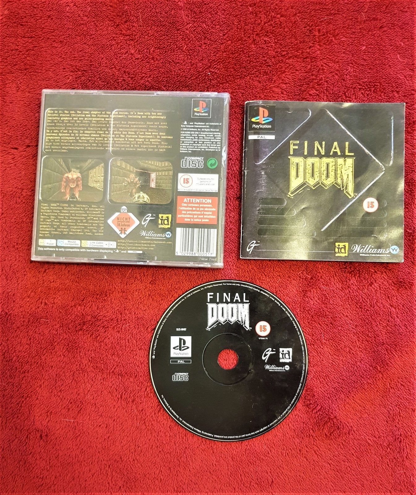Final Doom - PS1 Game - PlayStation, Games, Shooter - Level Up Gaming NZ