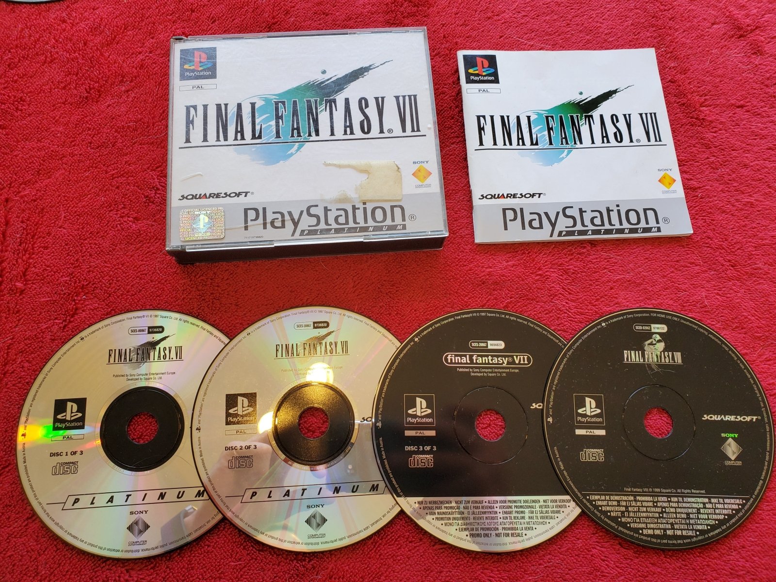 Final Fantasy VII - PS1 Game - PlayStation, Games, Role playing - Level Up Gaming NZ