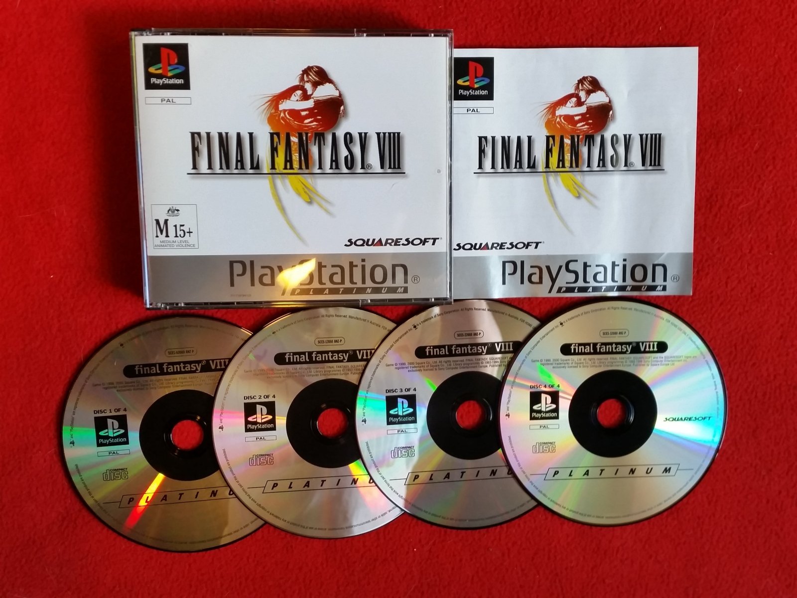 Final Fantasy VIII - PS1 Game - PlayStation, Games, Role playing - Level Up Gaming NZ
