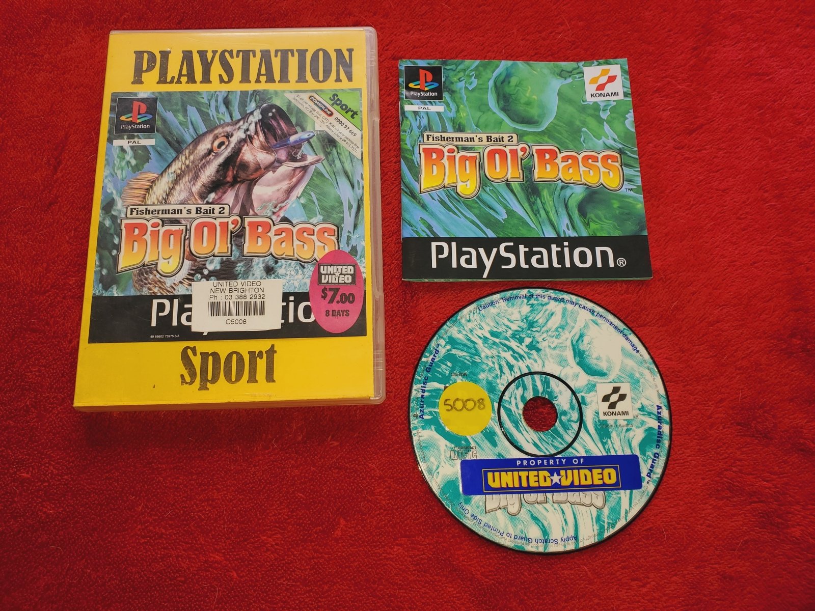 Fisherman's Bait 2: Big Ol' Bass - PS1 Game - PlayStation, Games, Sports - Level Up Gaming NZ