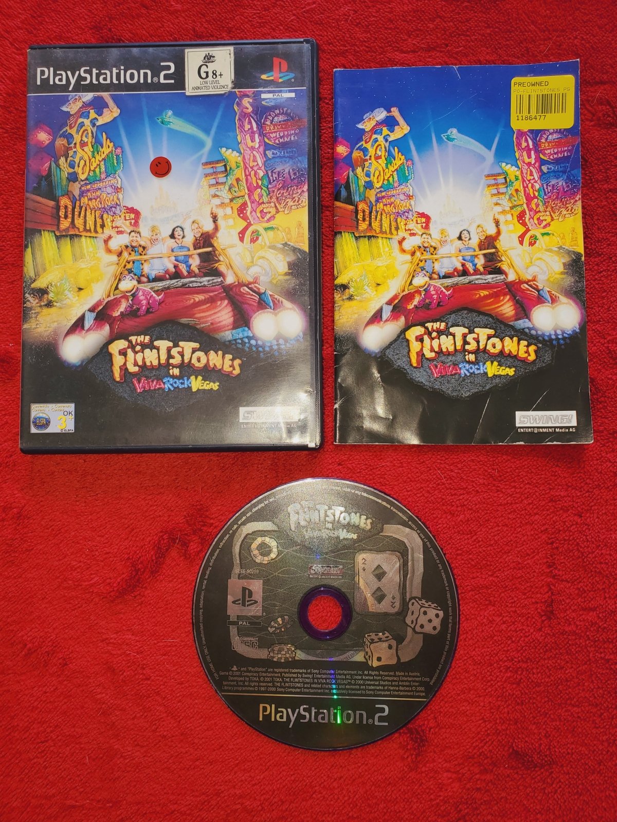 The Flintstones in Viva Rock Vegas - PS2 Game - PlayStation 2, Games, Driving and racing - Level Up Gaming NZ