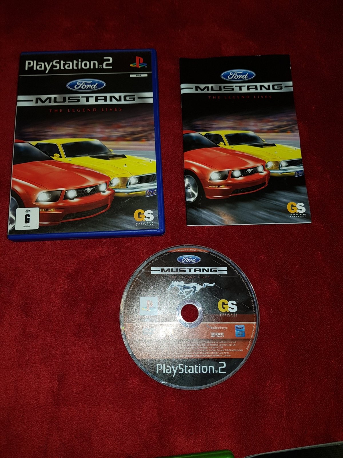 Ford Mustang: The Legend Lives - AS NEW PS2 Game - PlayStation 2, Games, Driving and racing - Level Up Gaming NZ