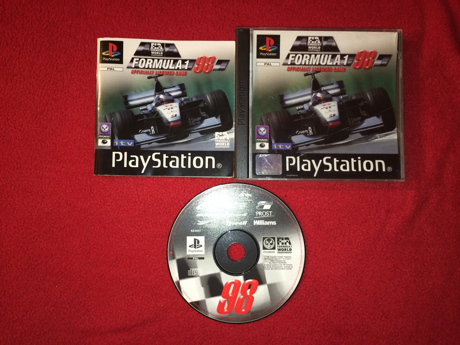 Formula 1 98 - PS1 Game - PlayStation, Games, Driving and racing - Level Up Gaming NZ
