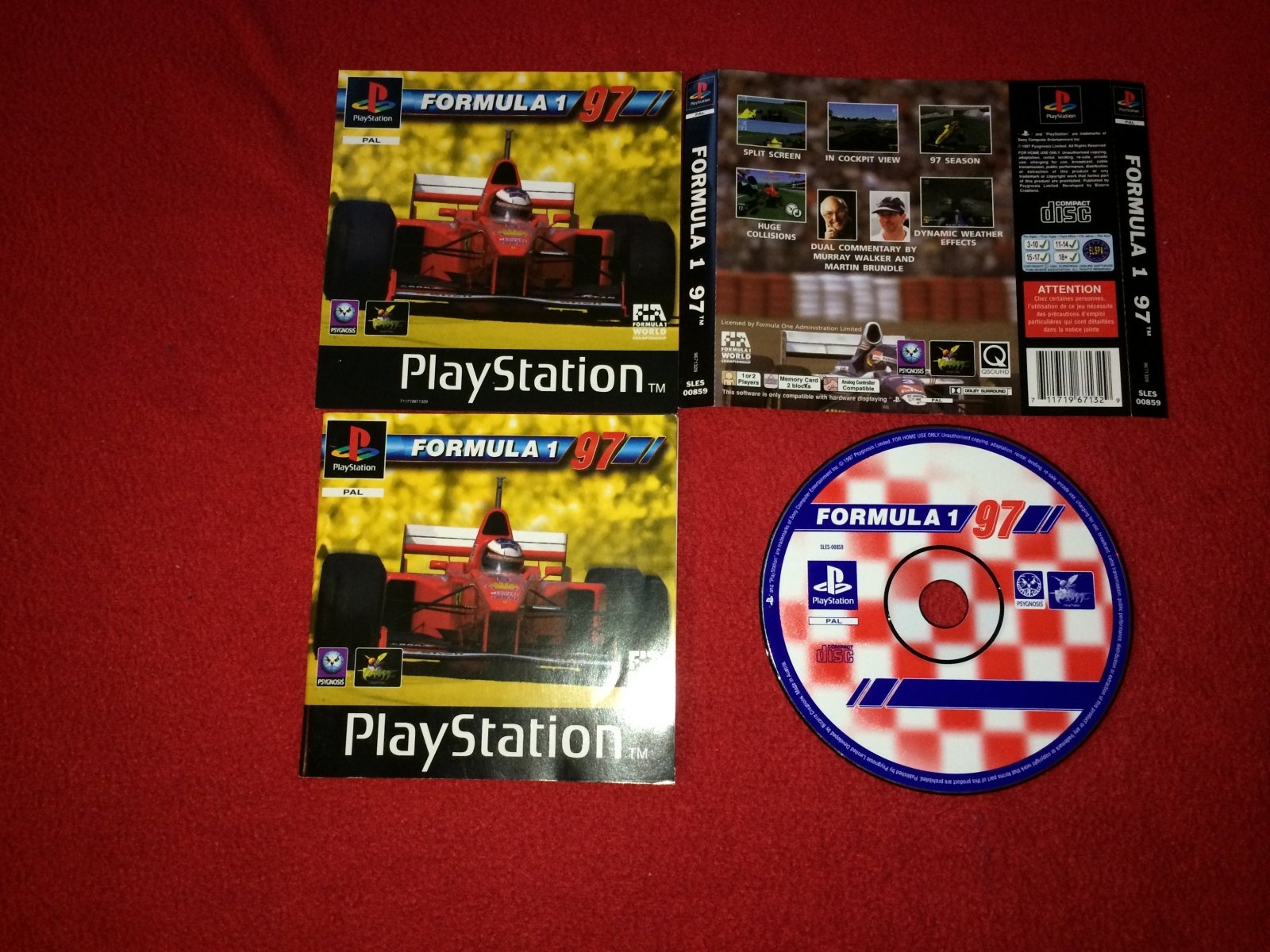Formula 1 97 - PS1 Game - PlayStation, Games, Driving and racing - Level Up Gaming NZ