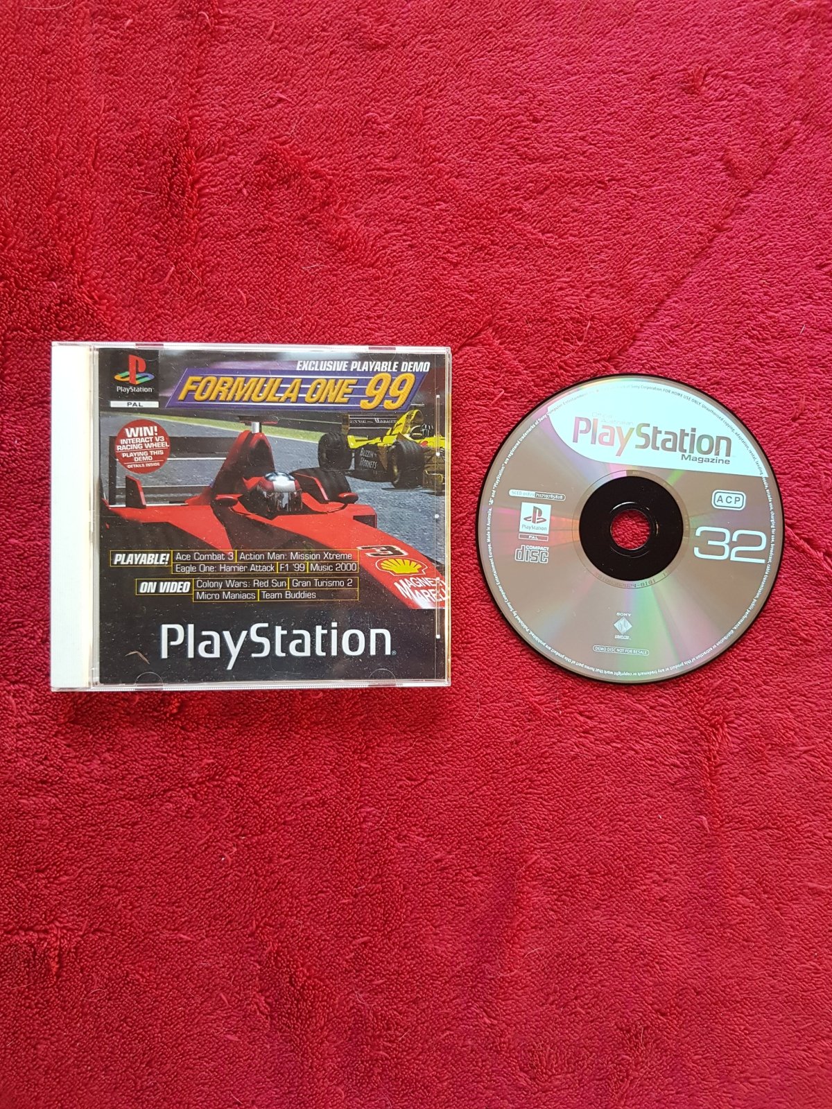Formula One 99 and Other Demos: Playstation Magazine 32 - PS1 Game Demo - PlayStation, Games, Action and adventure - Level Up Gaming NZ