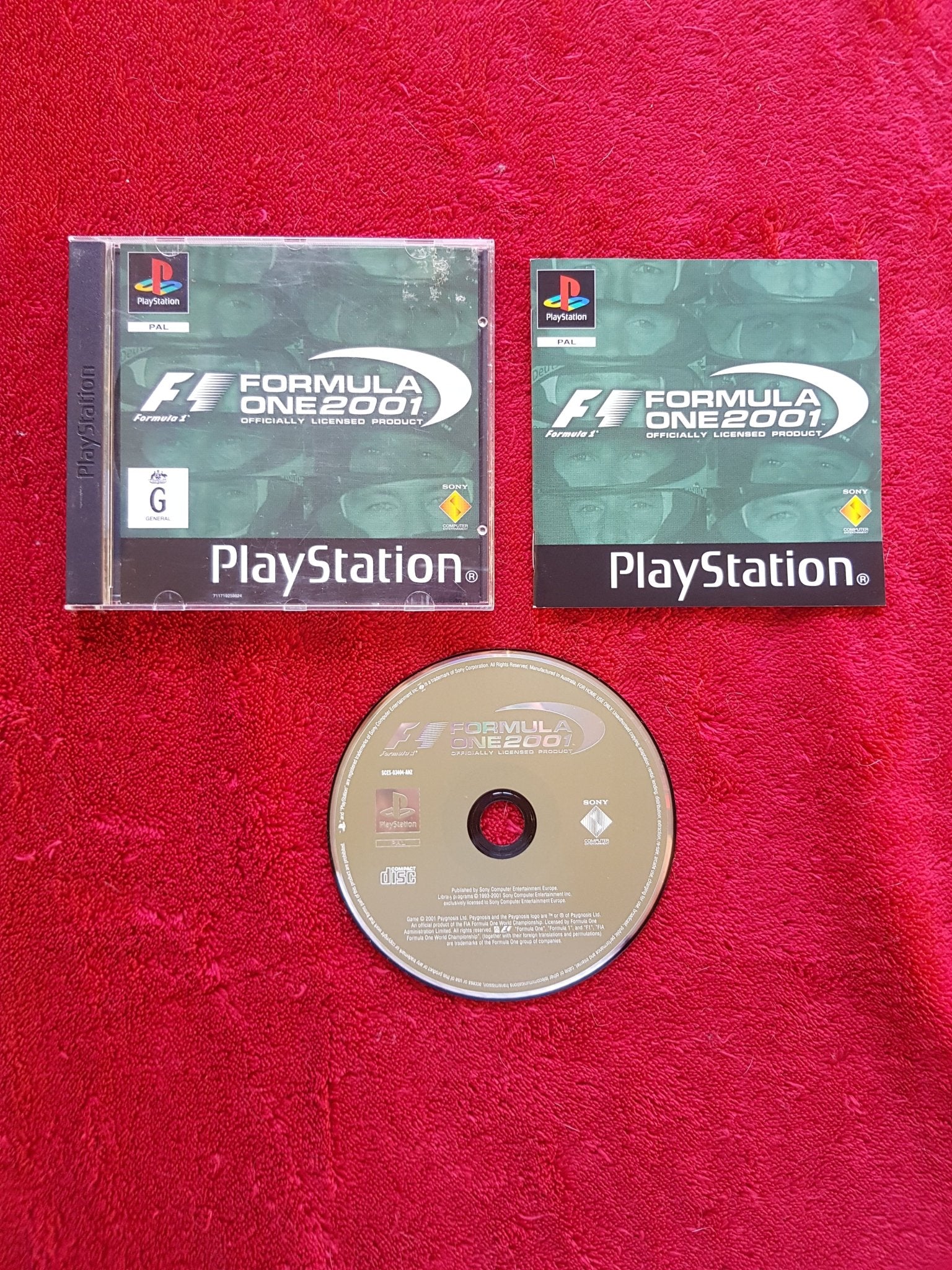 Formula One 2001 - PS1 Game - PS1 - PlayStation, Games, Driving and racing - Level Up Gaming NZ