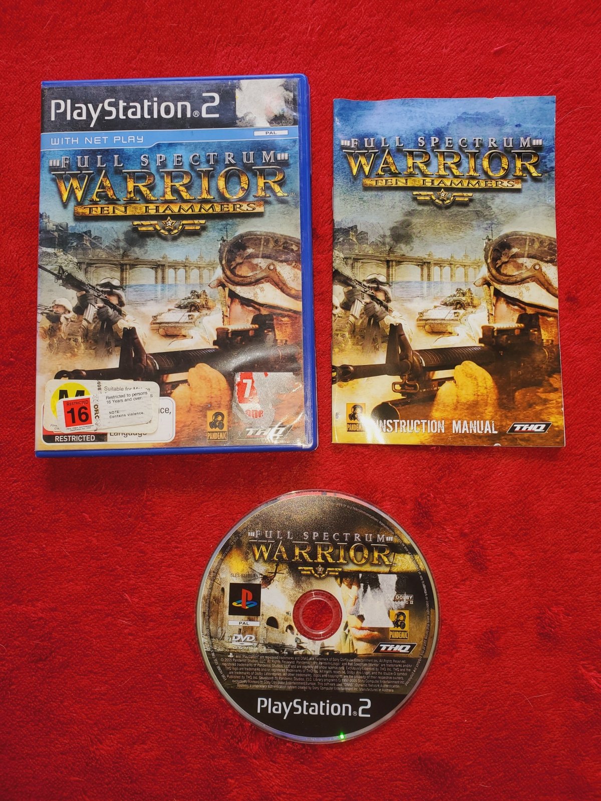 Full Spectrum Warrior: Ten Hammers - PS2 Game - PlayStation 2, Games, Strategy and puzzle - Level Up Gaming NZ