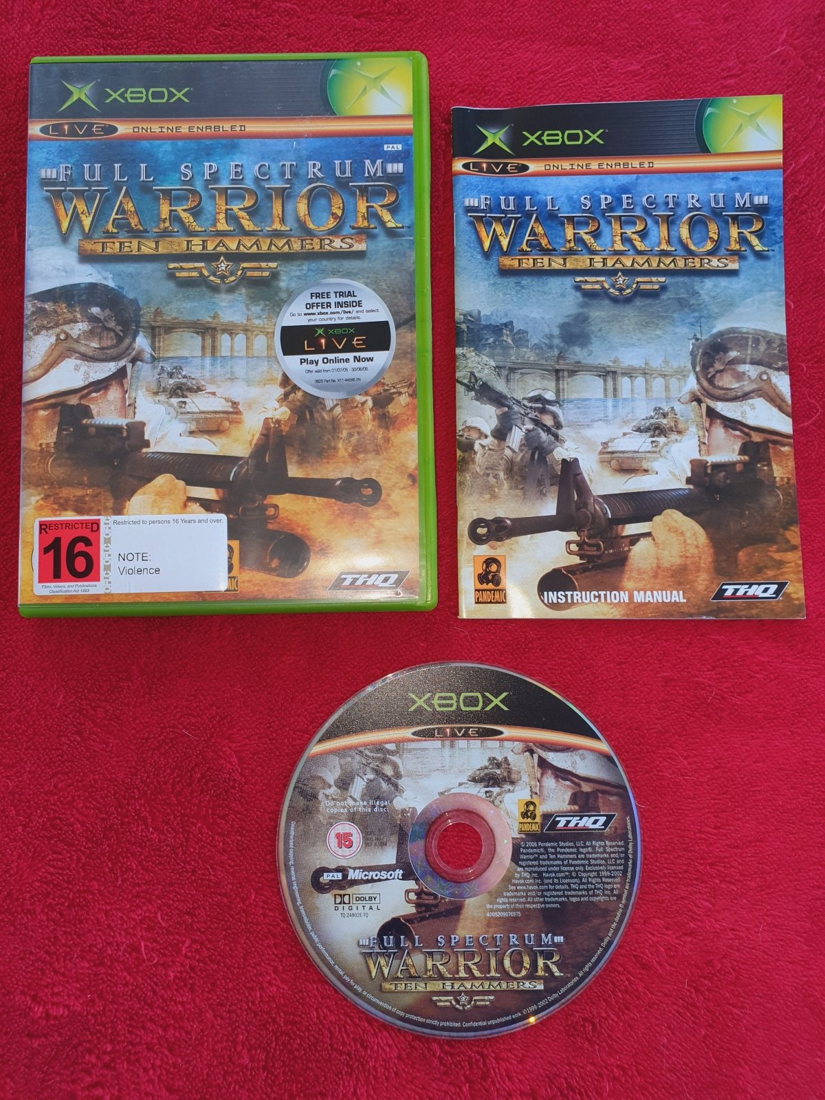 Full Spectrum Warrior: Ten Hammers - XBOX Game - Xbox, Games, Shooter - Level Up Gaming NZ
