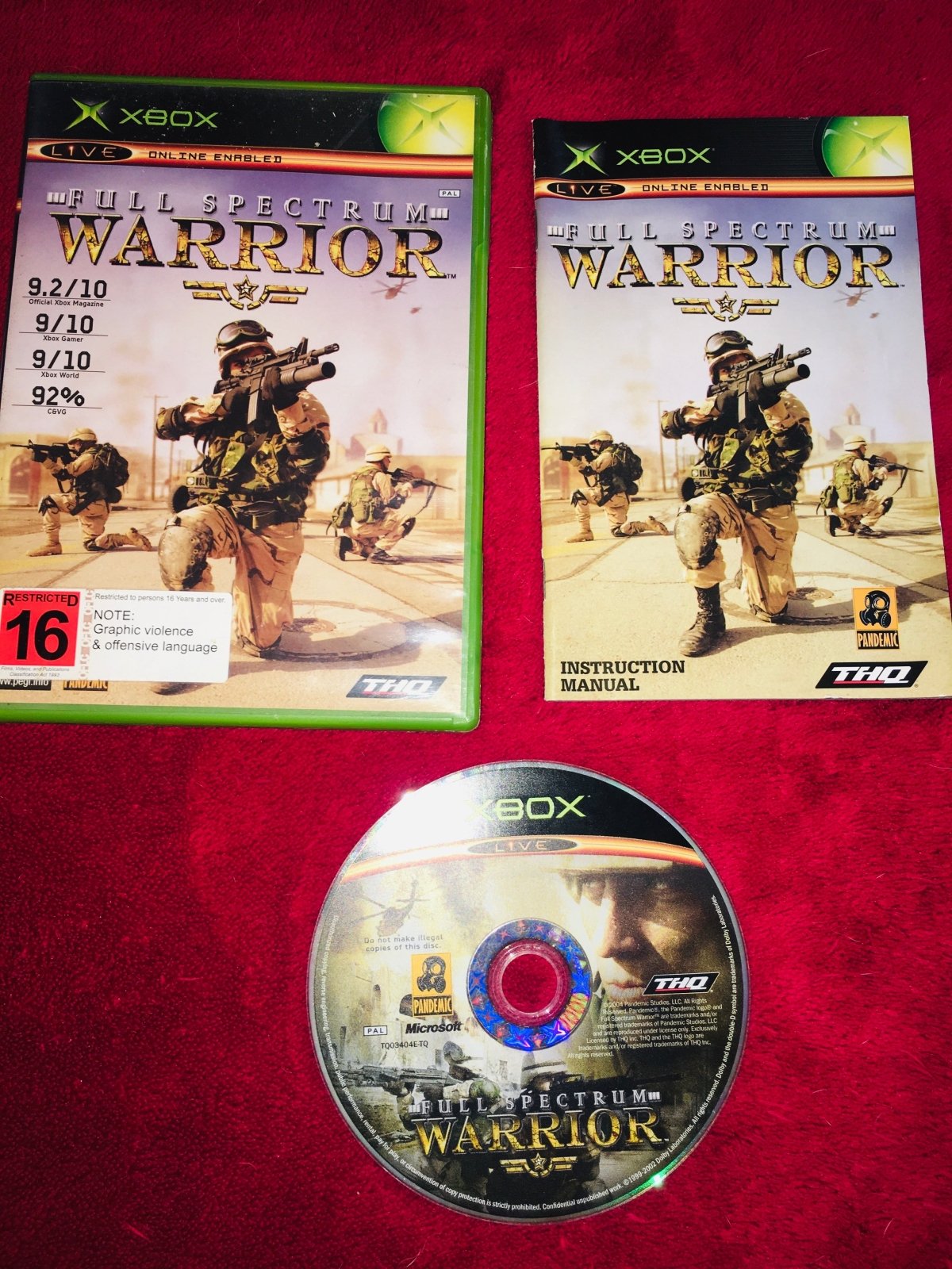 Full Spectrum Warrior - XBOX Game - Xbox, Games, Shooter - Level Up Gaming NZ