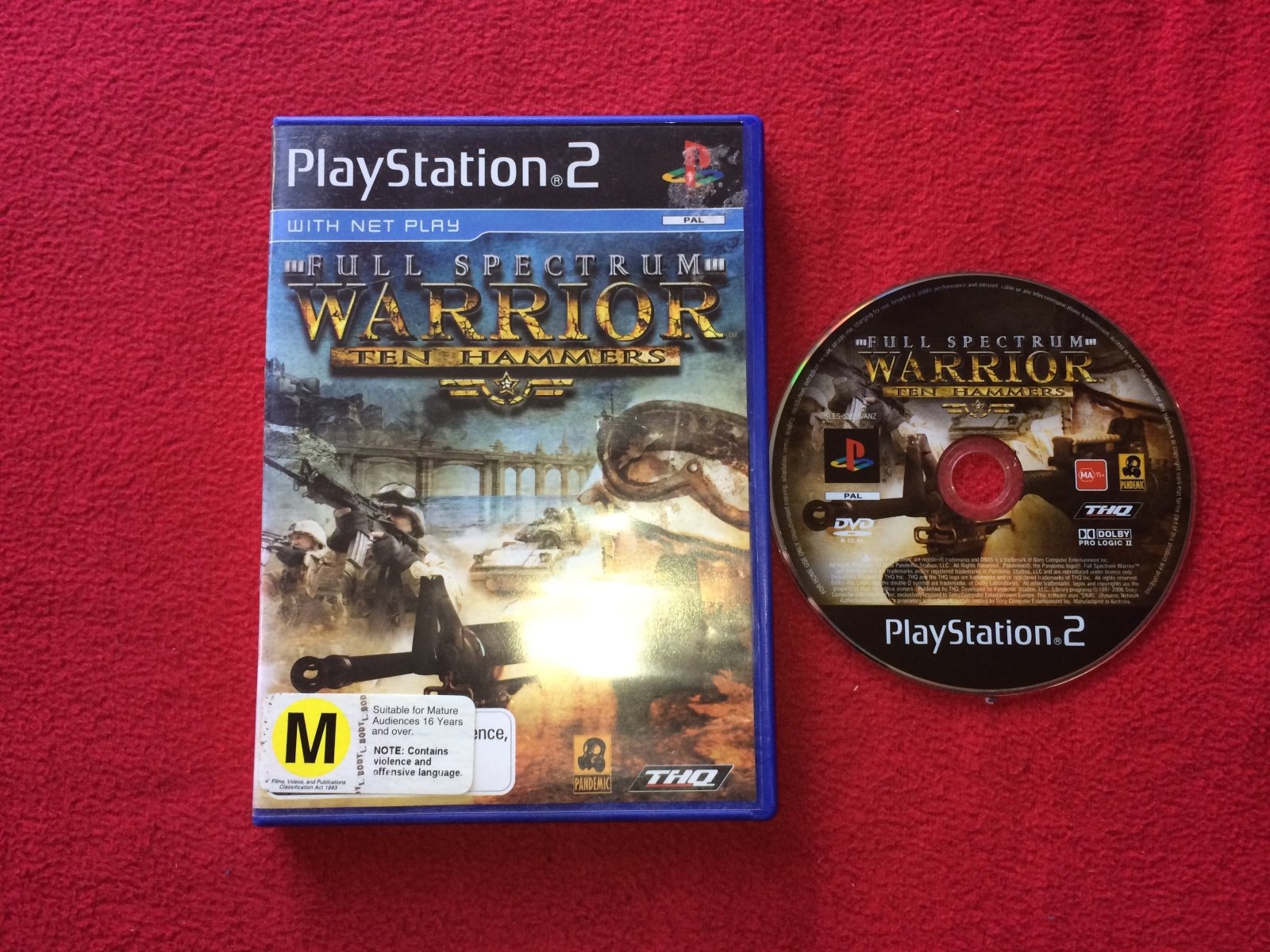 Full Spectrum Warrior: Ten Hammers - PS2 Game - PlayStation 2, Games, Strategy and puzzle - Level Up Gaming NZ