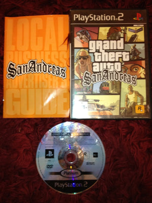 Grand Theft Auto: San Andreas - PS2 Game