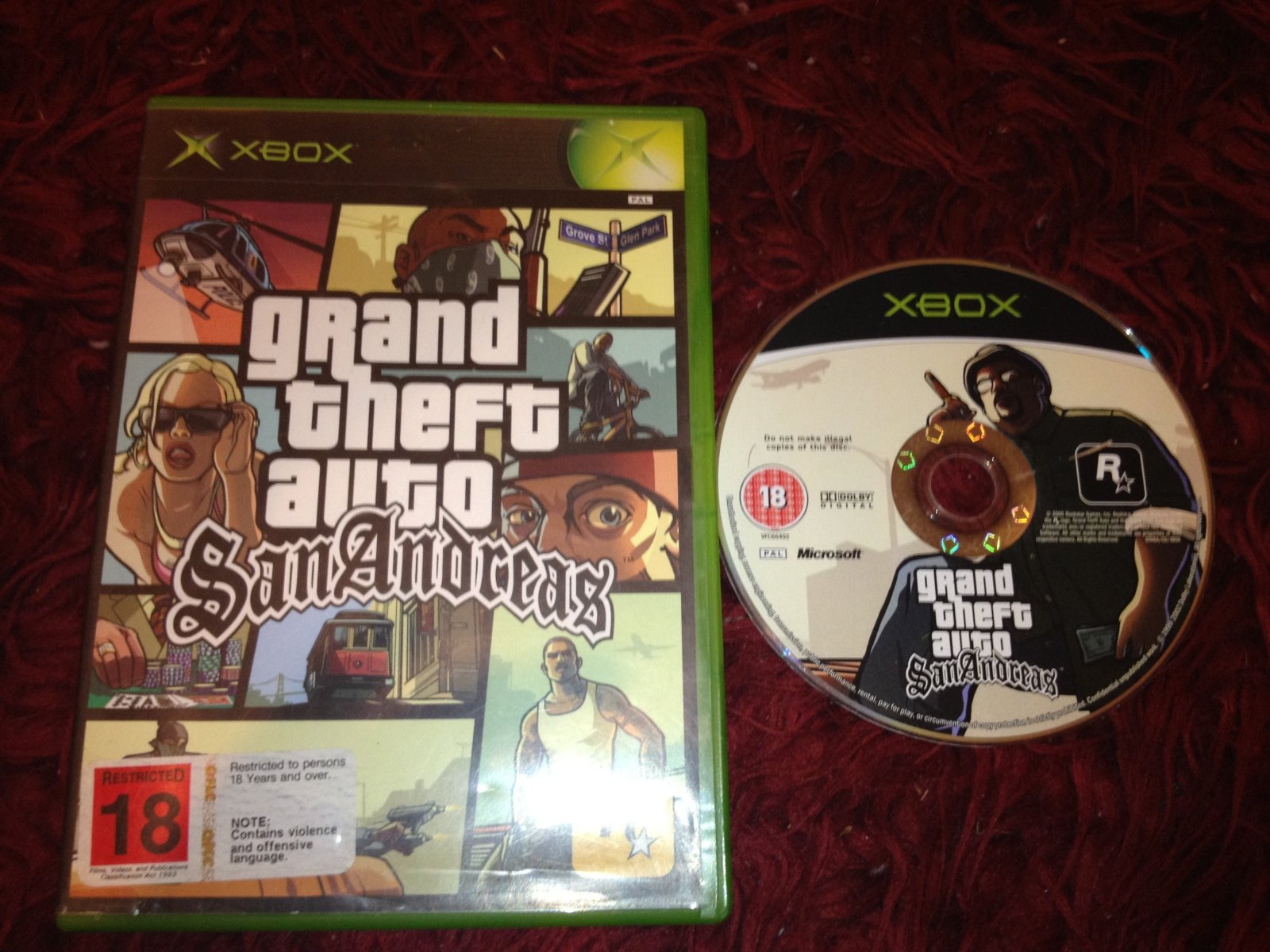 Grand Theft Auto: San Andreas - 9.6/10! XBOX Game - Xbox, Games, Action and adventure - Level Up Gaming NZ