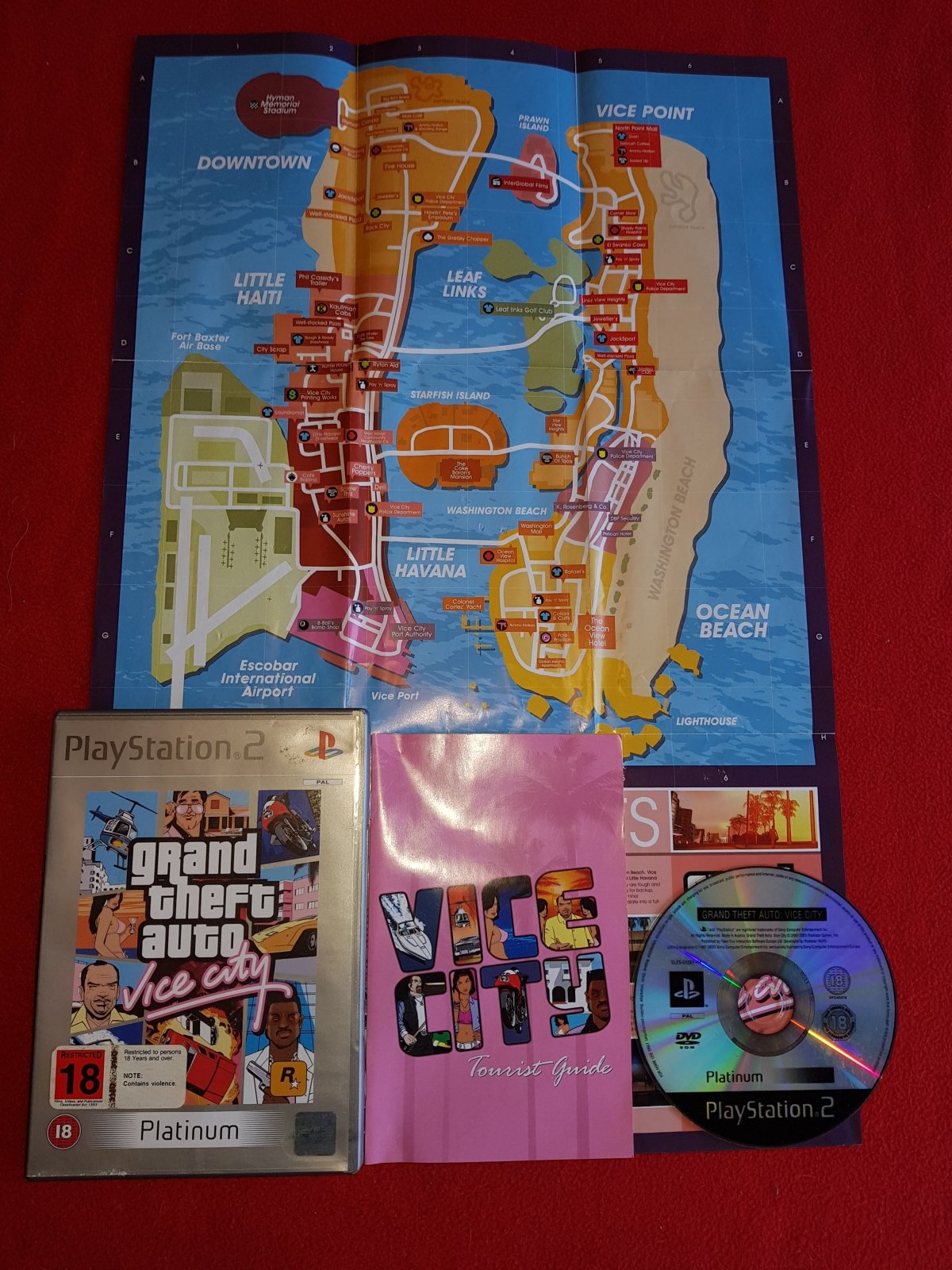 Grand Theft Auto: Vice City - 9.6/10! PS2 Game FANTASTIC CONDITION - PlayStation 2, Games, Action and adventure - Level Up Gaming NZ