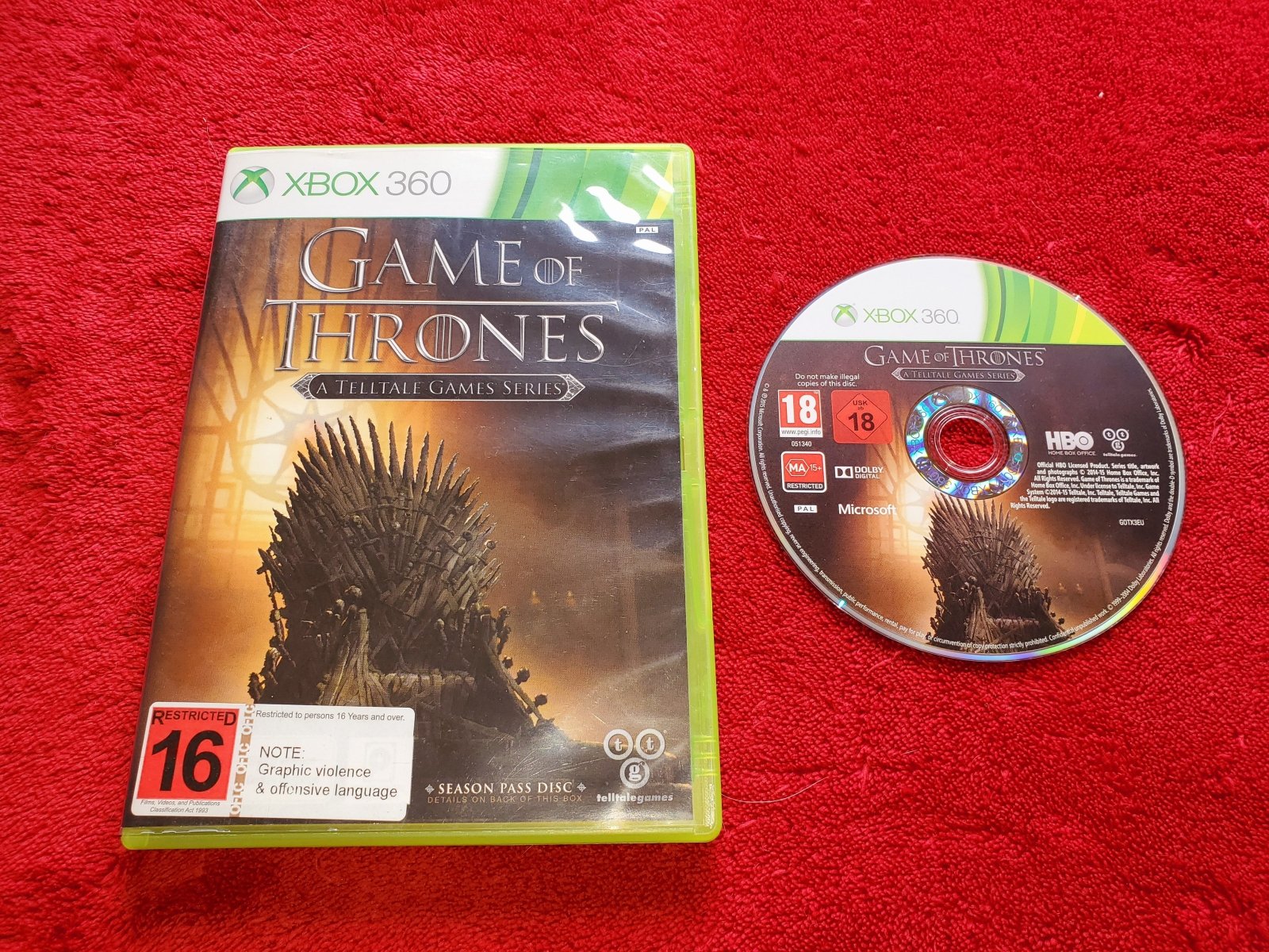 Game of Thrones: A Telltale Games Series - XBOX360 Game - Xbox 360, Games, Action and adventure - Level Up Gaming NZ