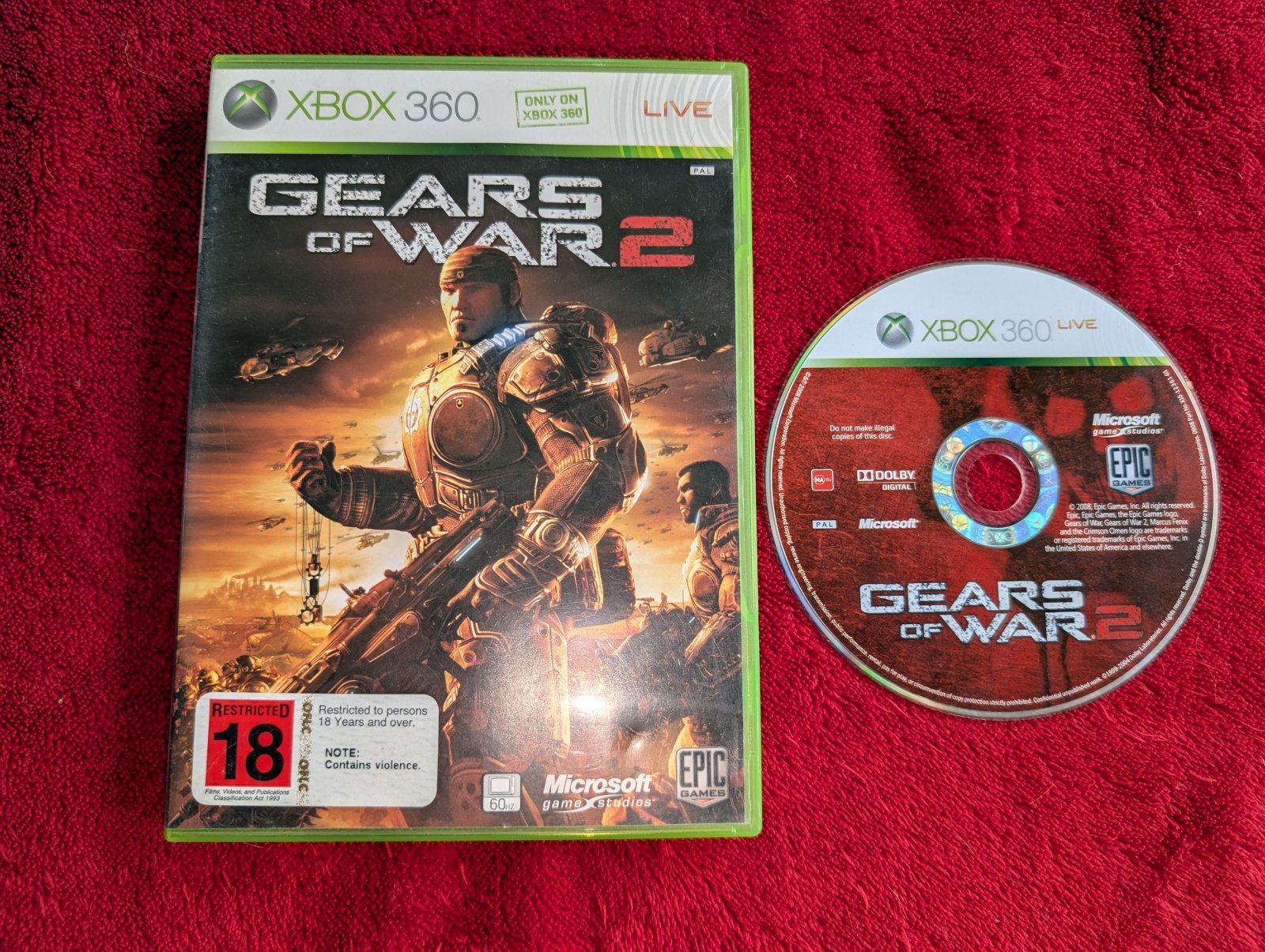 Gears of War 2 - 9/10! XBOX360 Game - Xbox 360, Games, Shooter - Level Up Gaming NZ