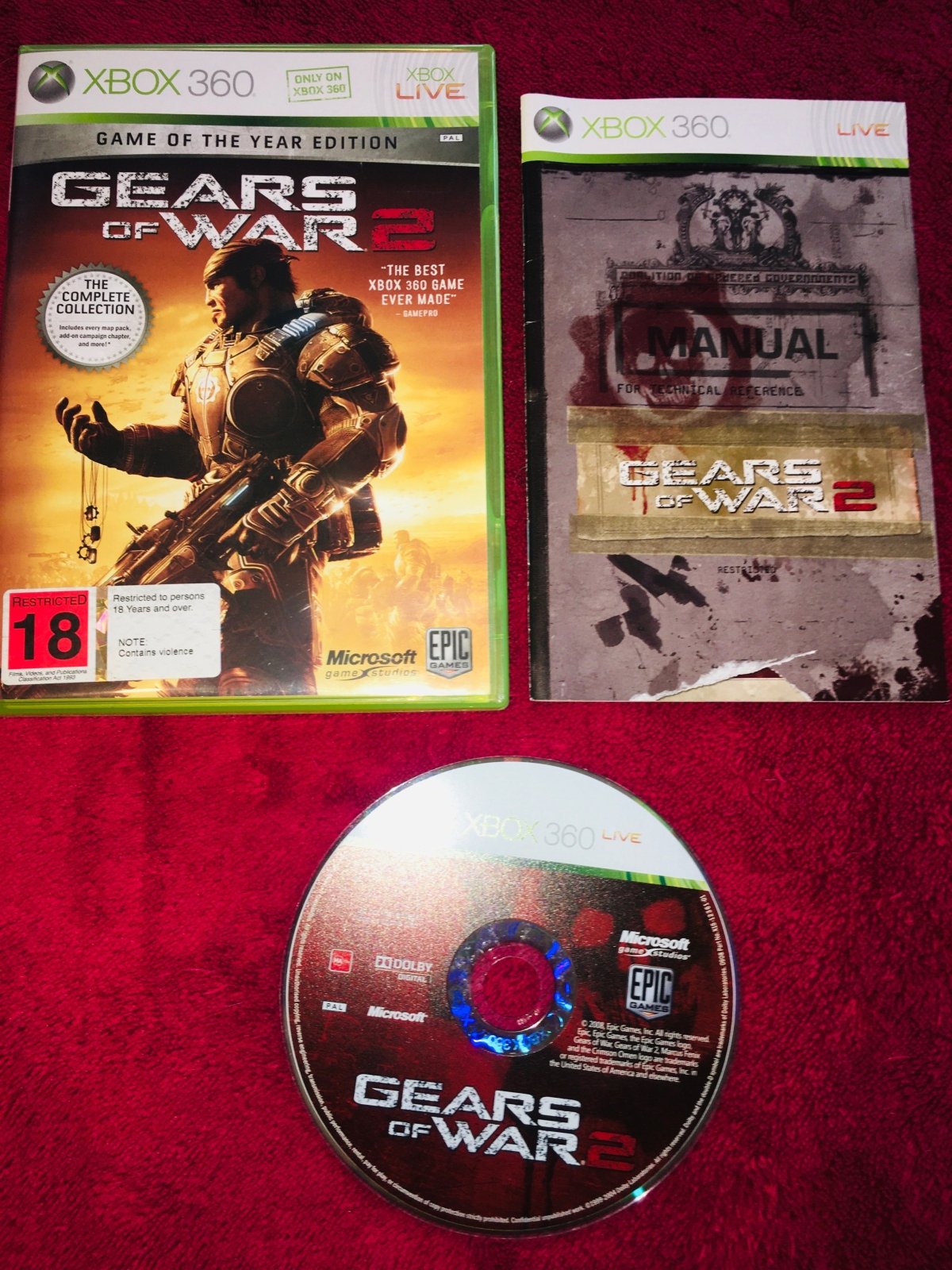 Gears of War 2 - Game of the Year Edition - XBOX360 Game - Xbox 360, Games, Shooter - Level Up Gaming NZ