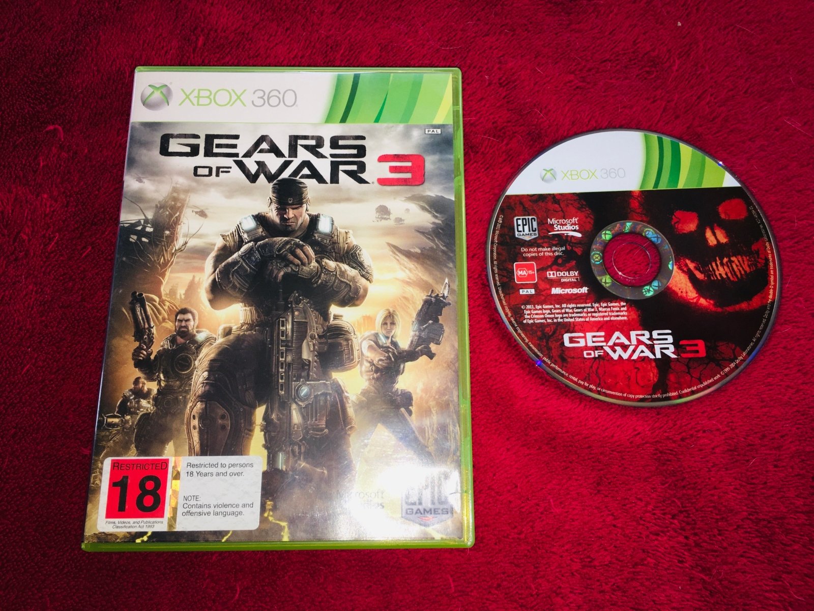 Gears of War 3 - XBOX360 Game - Xbox 360, Games, Shooter - Level Up Gaming NZ