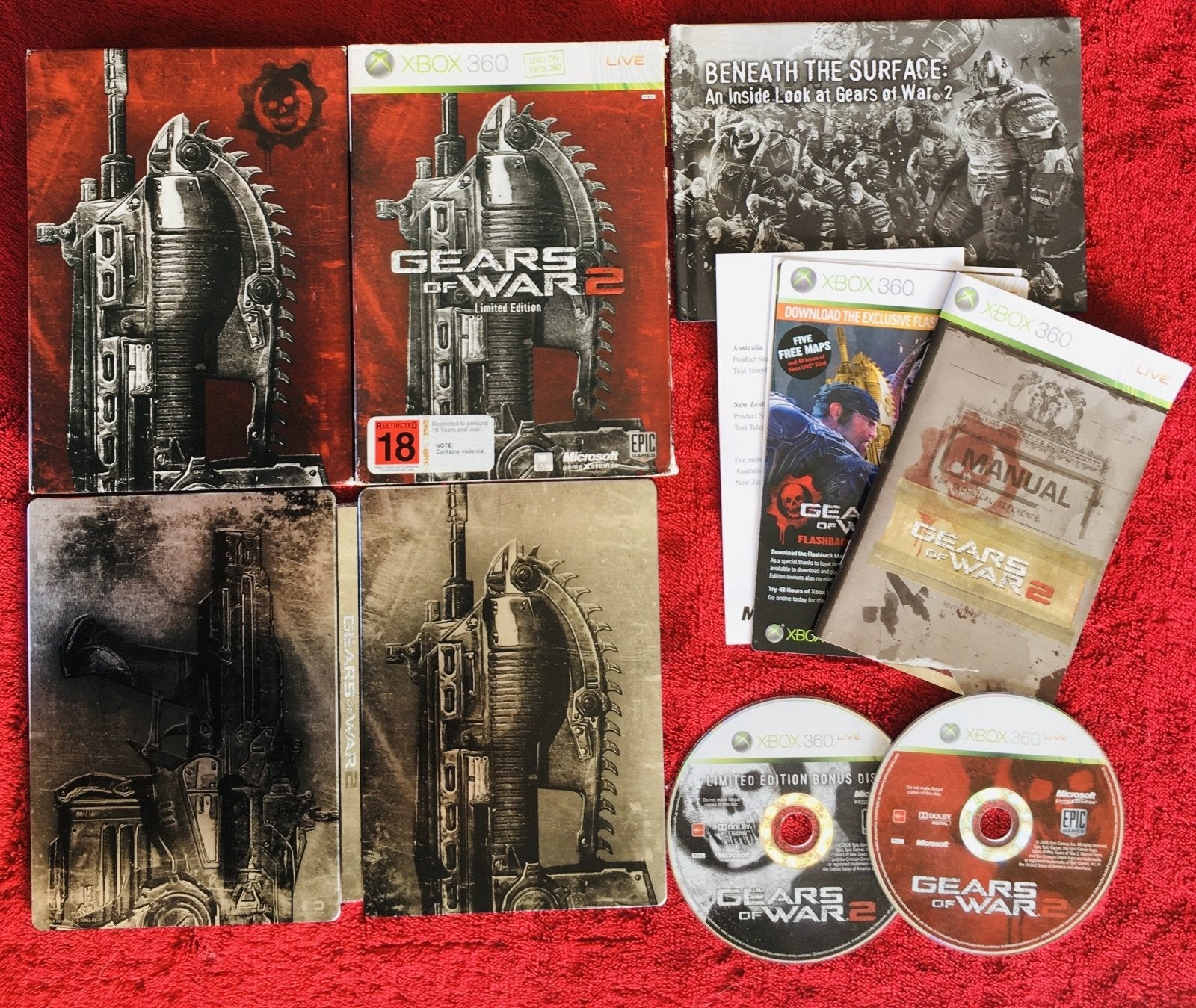 Gears of War 2 Limited Edition - XBOX360 Game - Xbox 360, Games, Shooter - Level Up Gaming NZ