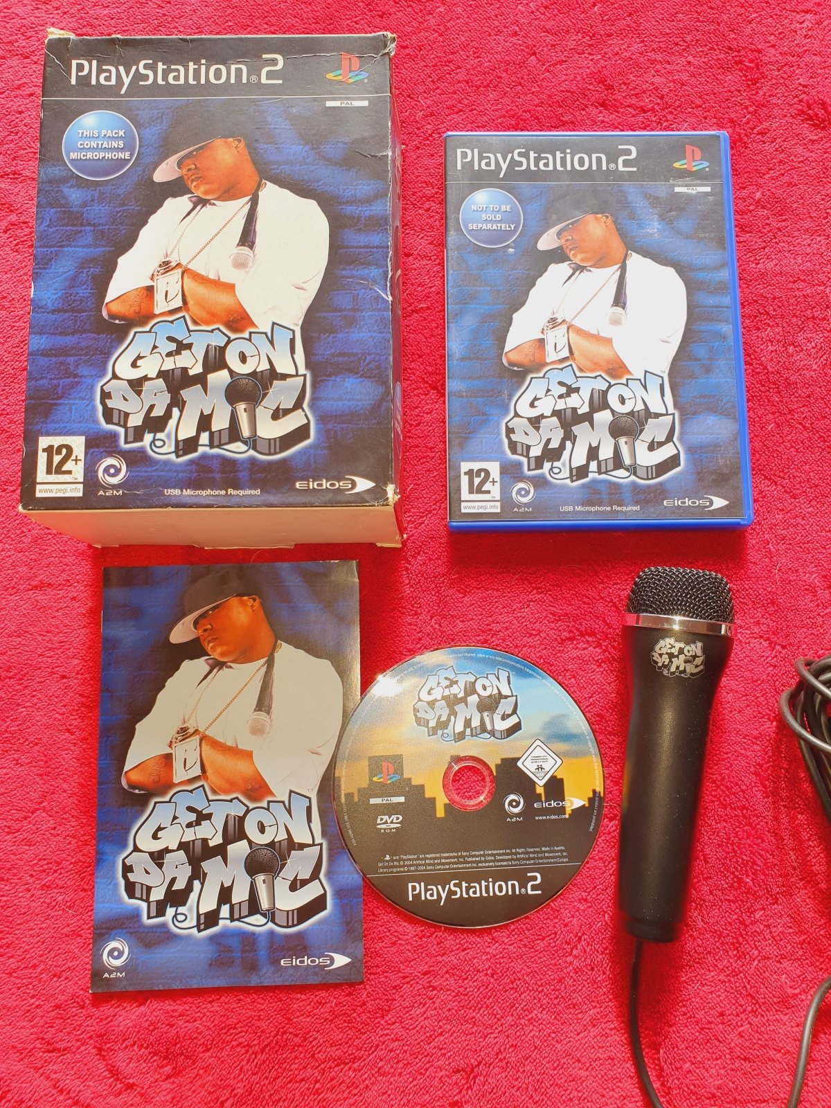 Get on Da Mic WITH Microphone - PS2 Game - PlayStation 2, Games, Music and party - Level Up Gaming NZ