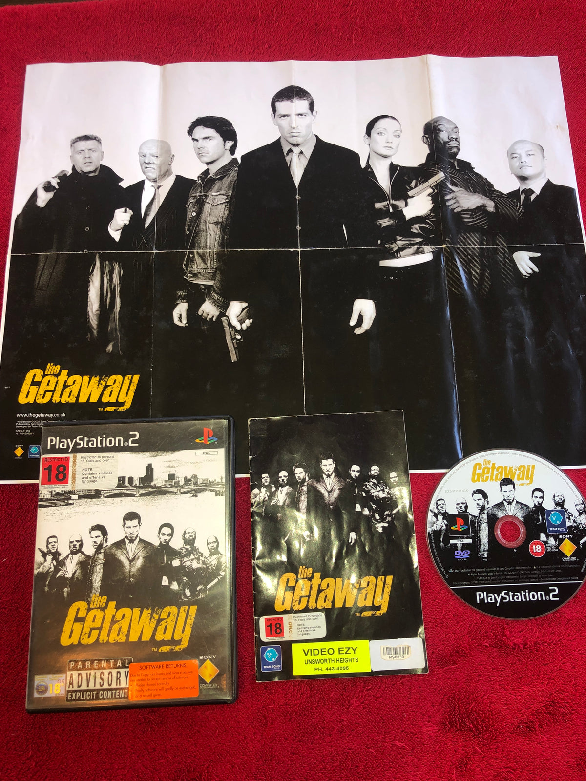 The Getaway - PS2 Game - PlayStation 2, Games, Action and adventure - Level Up Gaming NZ