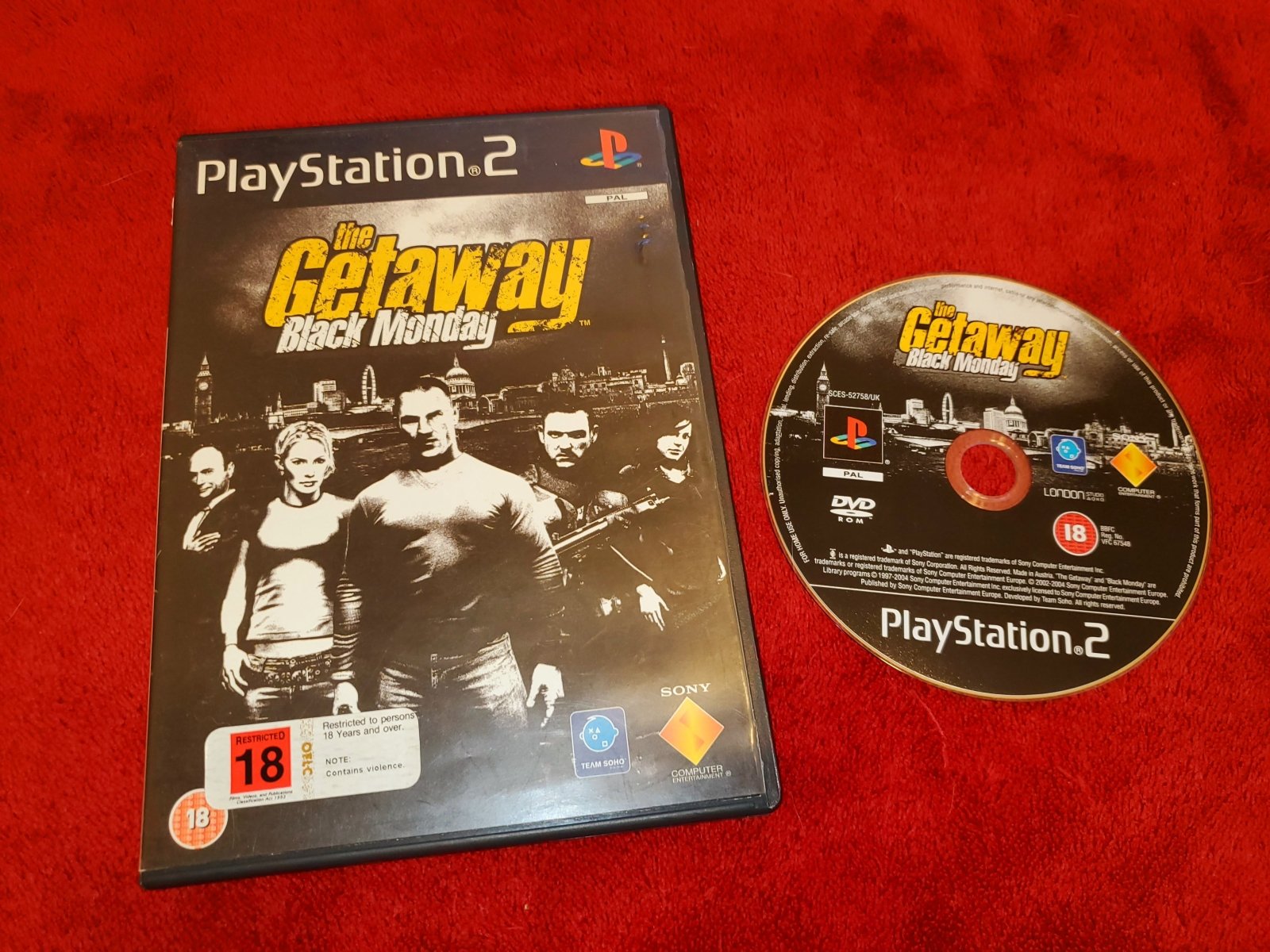 The Getaway: Black Monday - PS2 Game - PlayStation 2, Games, Action and adventure - Level Up Gaming NZ