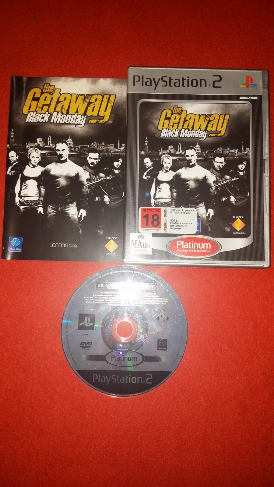 The Getaway: Black Monday - PS2 Game - PlayStation 2, Games, Action and adventure - Level Up Gaming NZ
