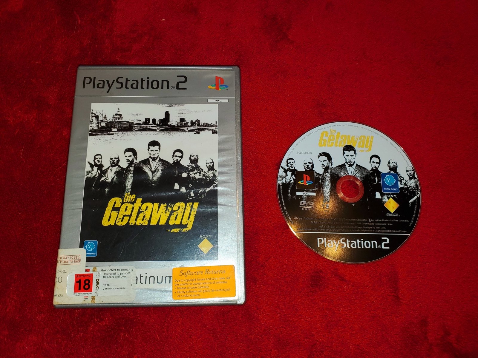 The Getaway - PS2 Game - PlayStation 2, Games, Action and adventure - Level Up Gaming NZ