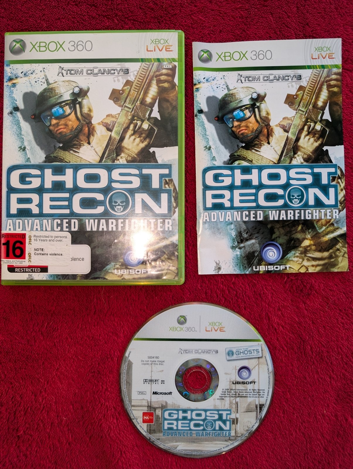 Ghost Recon: Advanced Warfighter - AS NEW XBOX360 Game - Xbox 360, Games, Shooter - Level Up Gaming NZ