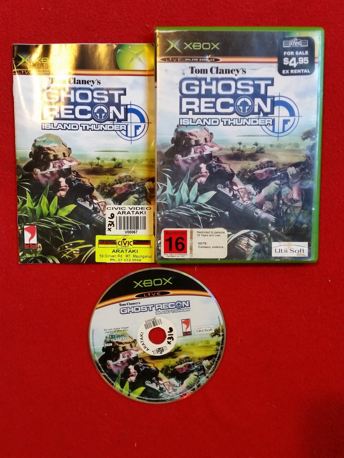 Ghost Recon: Island Thunder - XBOX Game - Xbox, Games, Shooter - Level Up Gaming NZ