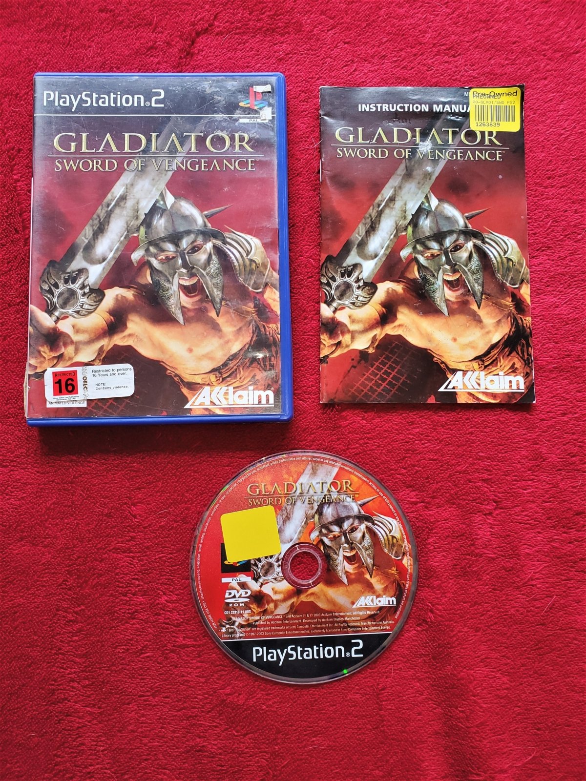 Gladiator: Sword of Vengeance - PS2 Game - PlayStation 2, Games, Action and adventure - Level Up Gaming NZ