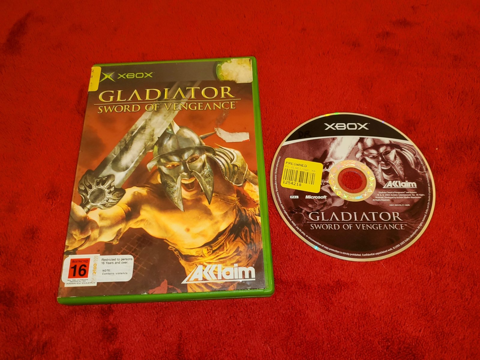 Gladiator: Sword of Vengeance - XBOX Game - Xbox, Games, Action and adventure - Level Up Gaming NZ