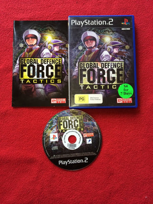 Global Defence Force Tactics - RARE PS2 Game