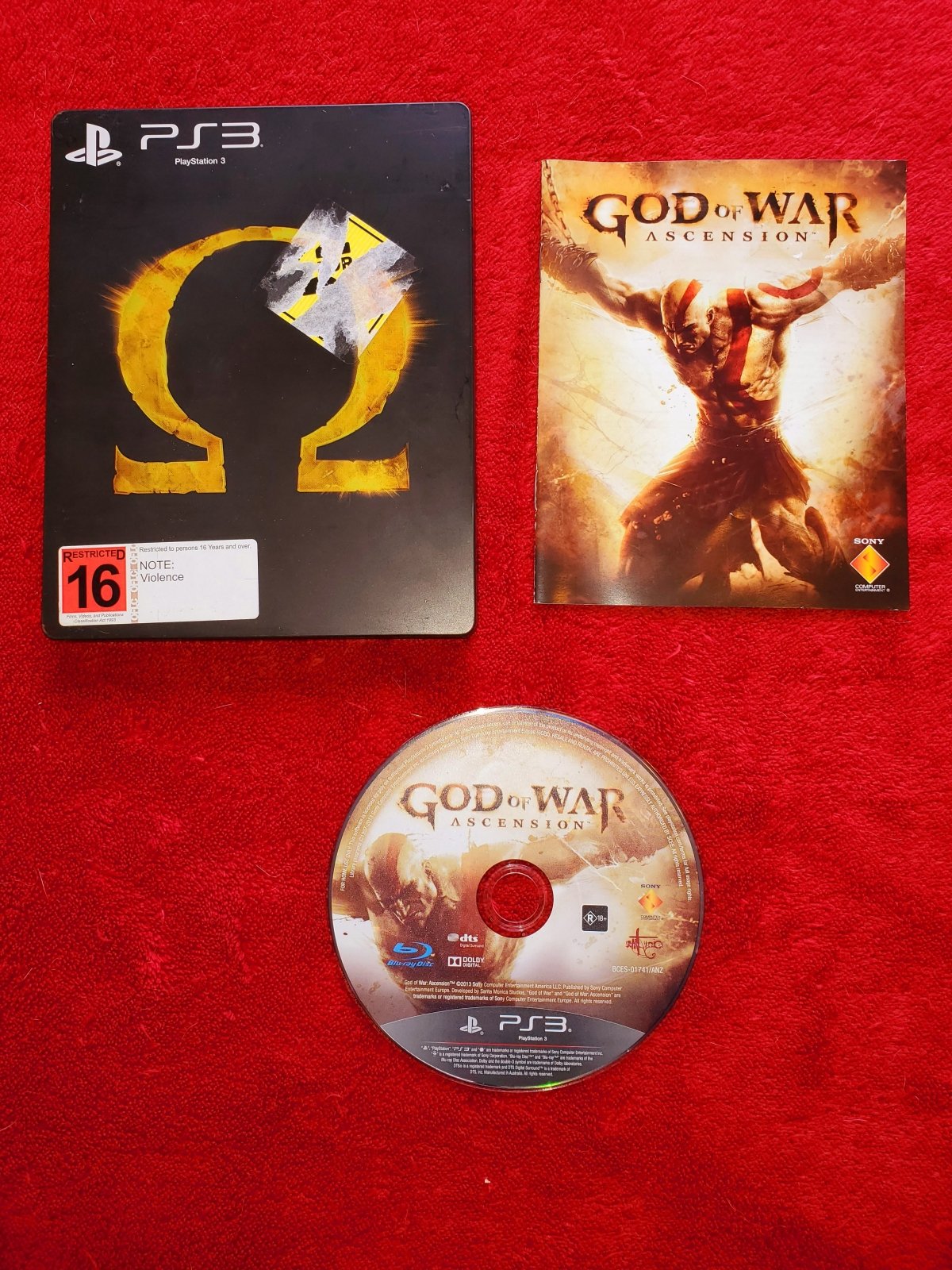 God of War: Ascension - Steel Book Case PS3 Game - PlayStation 3, Games, Action and adventure - Level Up Gaming NZ