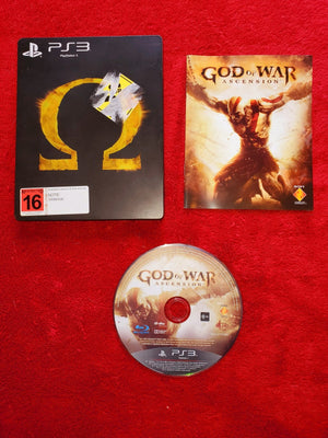 God of War: Ascension - Steel Book Case PS3 Game