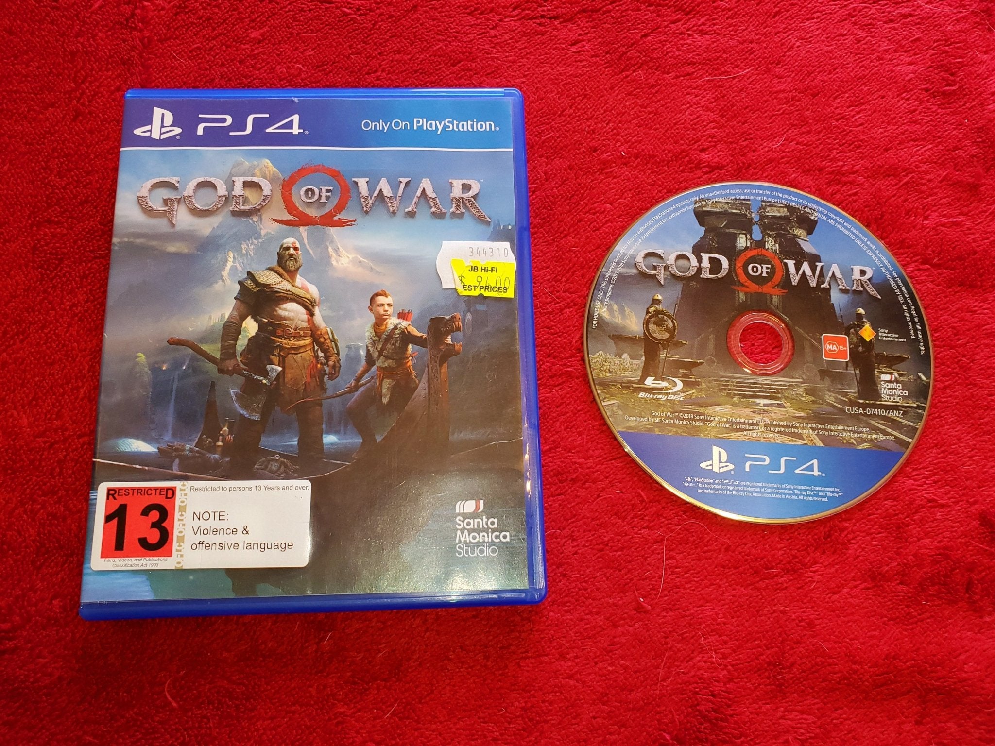 God of War - 10/10 PS4 Game - PS4 - PlayStation 4, Games - Level Up Gaming NZ