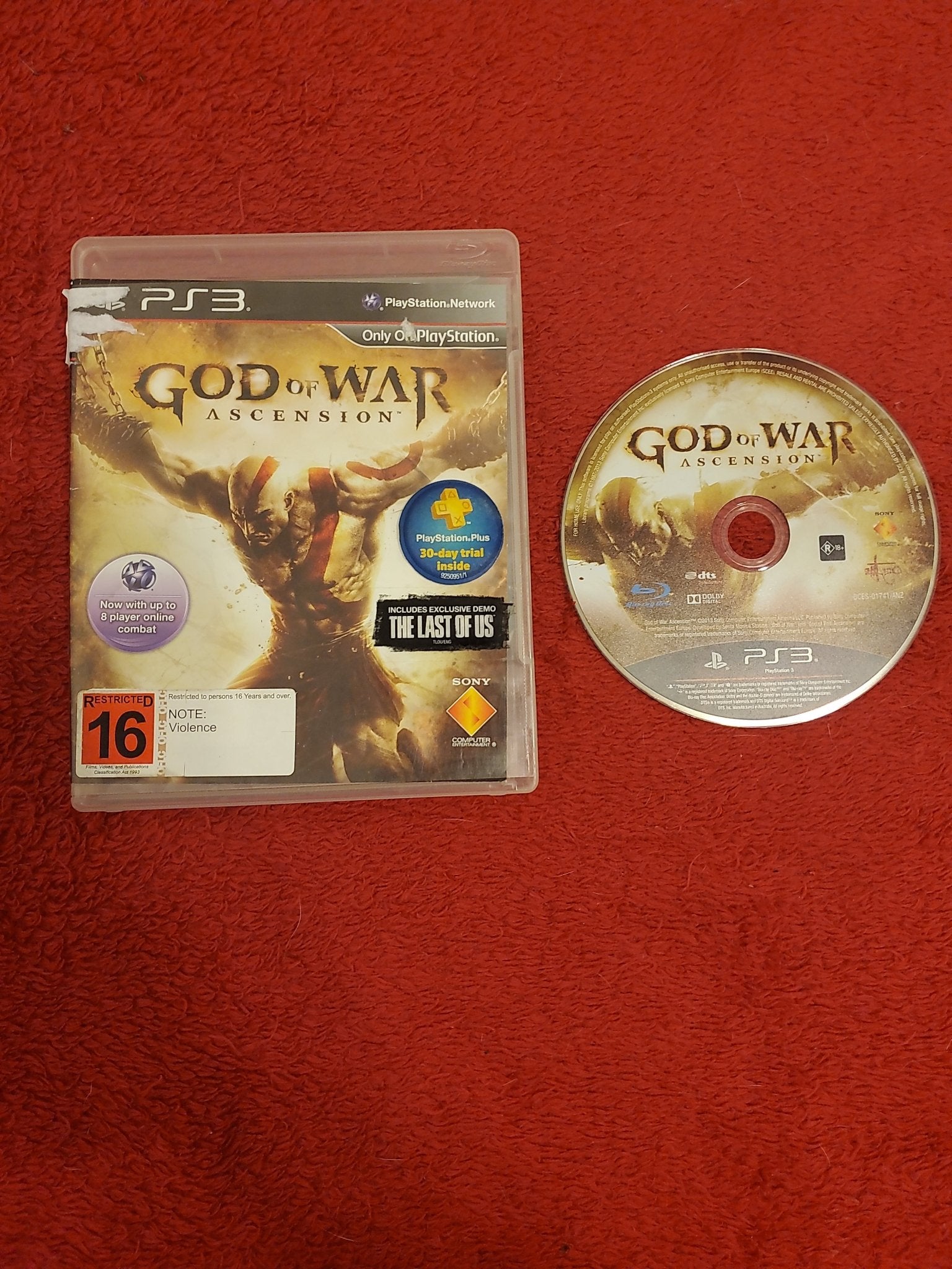 God of War: Ascension - PS3 Game - PlayStation 3, Games, Action and adventure - Level Up Gaming NZ