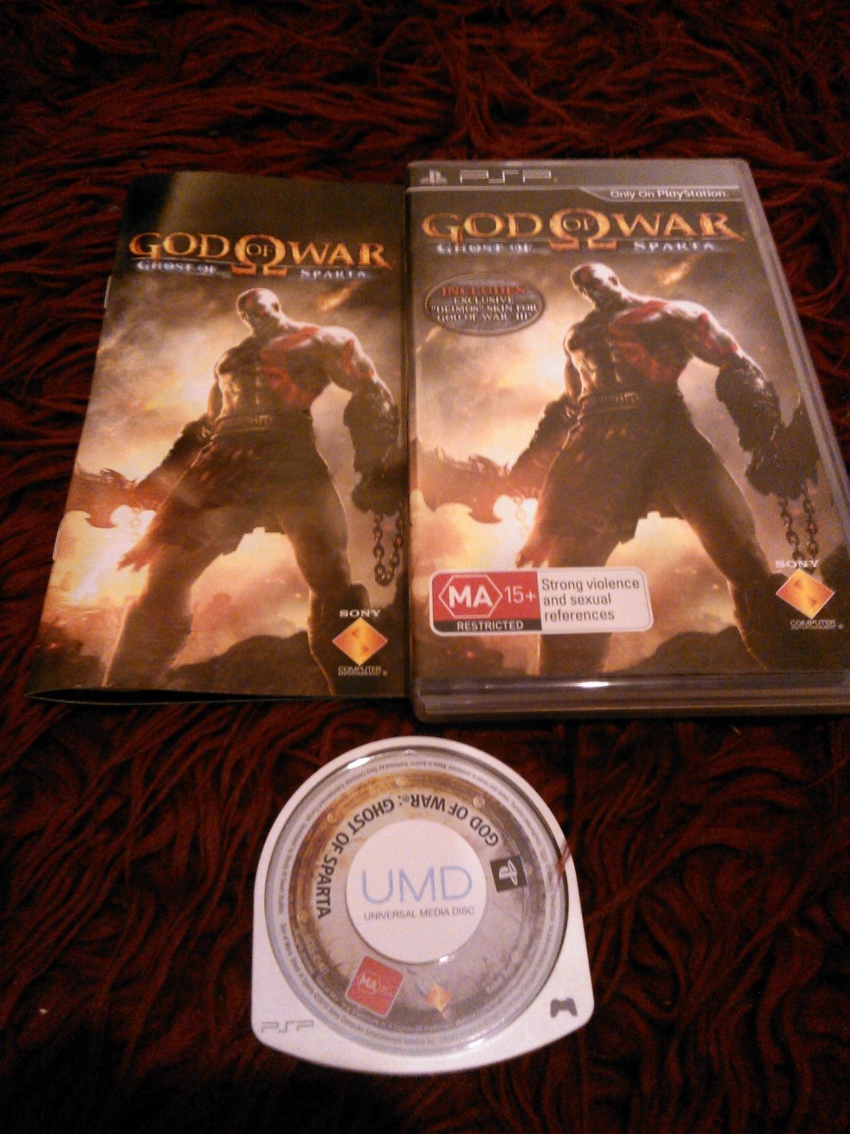 God of War: Ghost of Sparta - PSP Game - Play Station Portable (PSP), Games, Action and Adventure - Level Up Gaming NZ