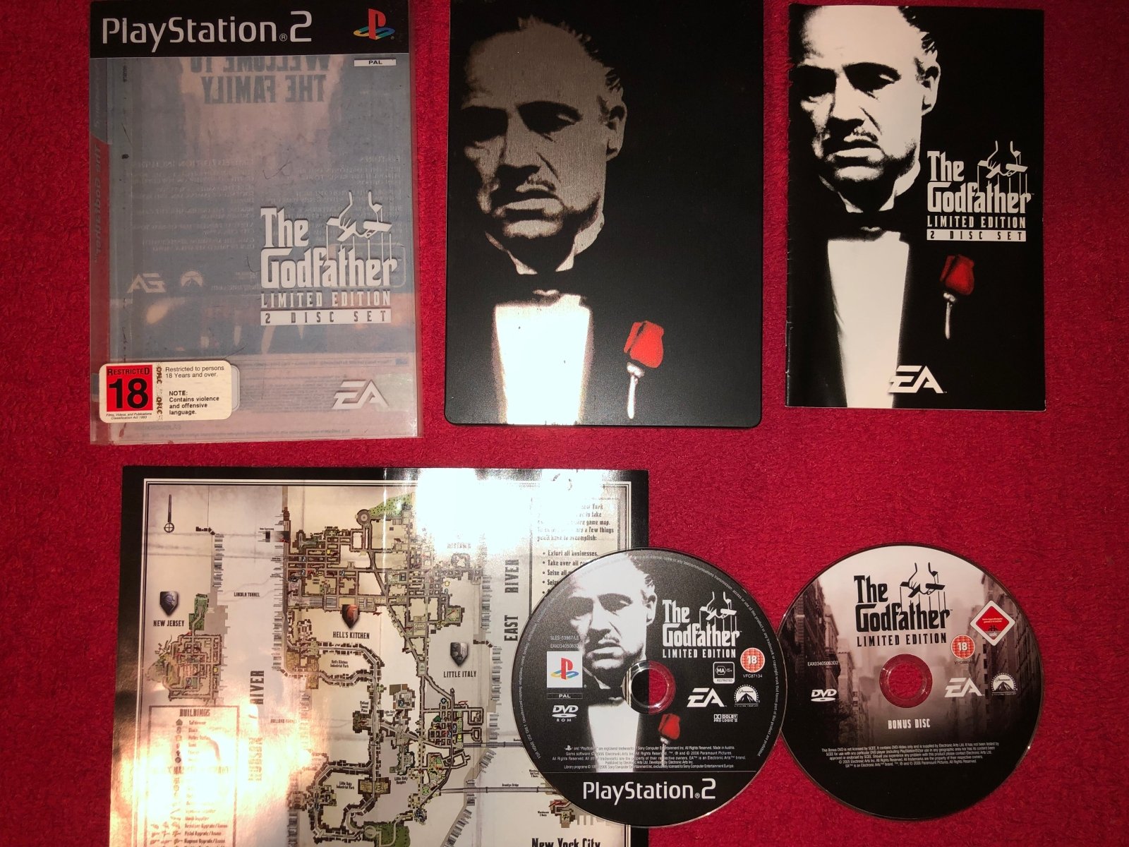 The Godfather - Limited Edition Steelbook Case PS2 Game - PlayStation 2, Games, Action and adventure - Level Up Gaming NZ