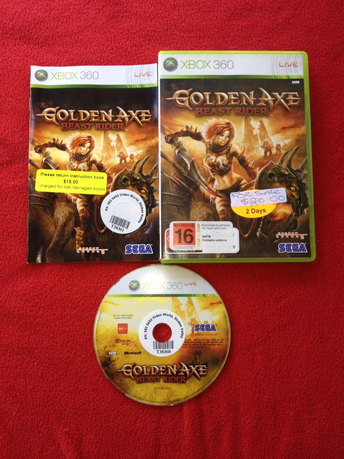 Golden Axe: Beast Rider - XBOX360 Game - Xbox 360, Games, Action and adventure - Level Up Gaming NZ