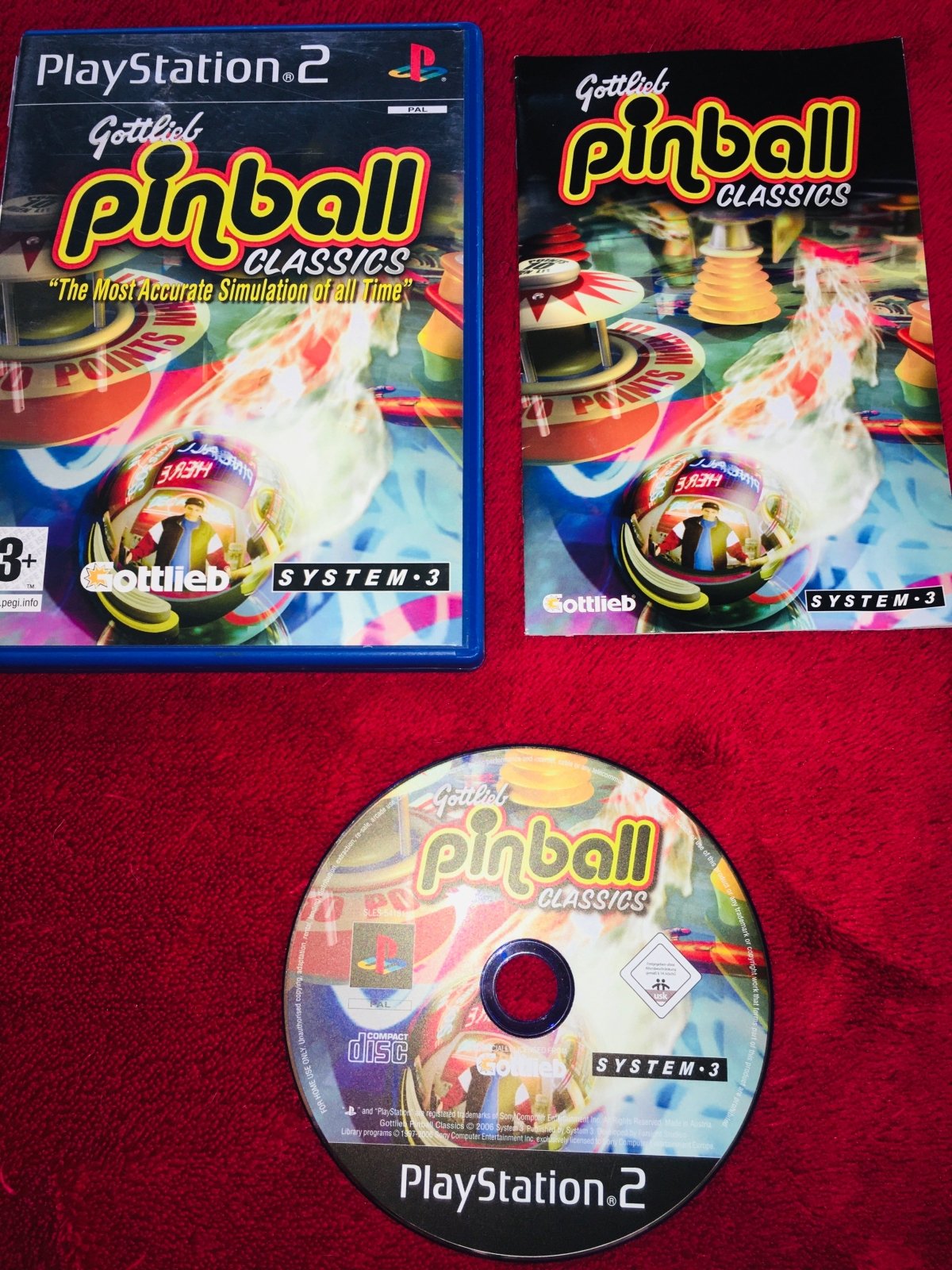 Gottlieb Pinball Classics - AS NEW PS2 Game - PlayStation 2, Games, Simulation - Level Up Gaming NZ
