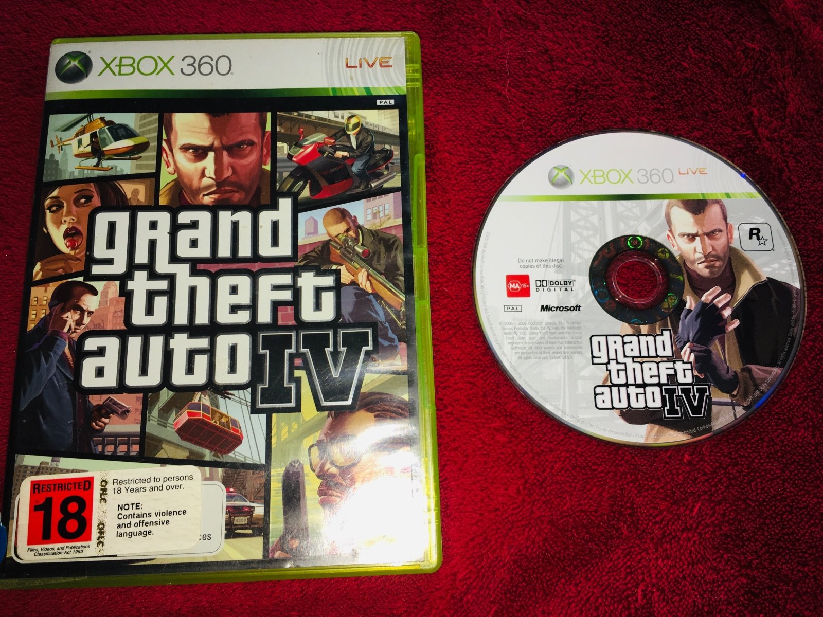 Grand Theft Auto 4 - 10/10! XBOX360 Game - Xbox 360, Games, Action and adventure - Level Up Gaming NZ